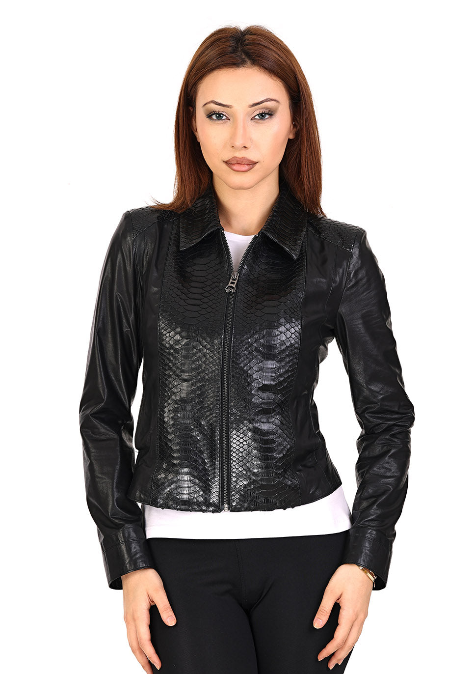 The Proctor  Pyhtn  Black Leather Jacket