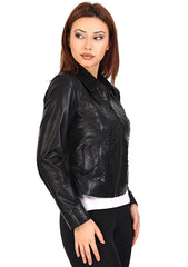 The Proctor  Pyhtn  Black Leather Jacket